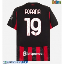 Maglie da calcio AC Milan Youssouf Fofana #19 Prima Maglia 2025-26 Manica Corta
